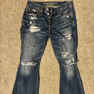 American Eagle Vintage Hi-Rise Flare Jeans